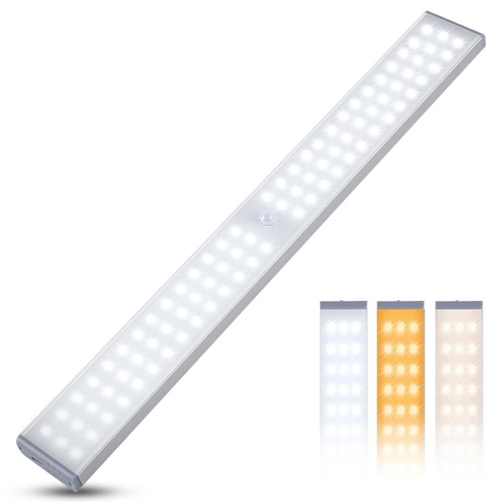 亚马逊热款40cm168led红外人体感应灯夜灯橱柜灯可无极调光