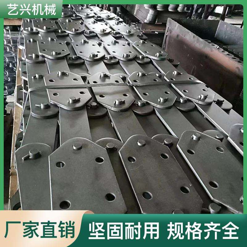 不锈钢链条单双排大节矩弯板链条工业传动输送链条滚珠直板链条