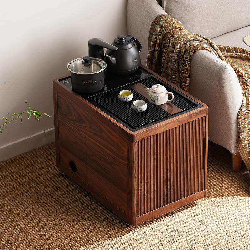 A6L北美黑胡桃边柜中古茶几推车带轮移动边几沙发边几边柜实木茶,机械设备,其他机械设备,淘宝优惠券,粉丝福利购,淘宝优惠卷