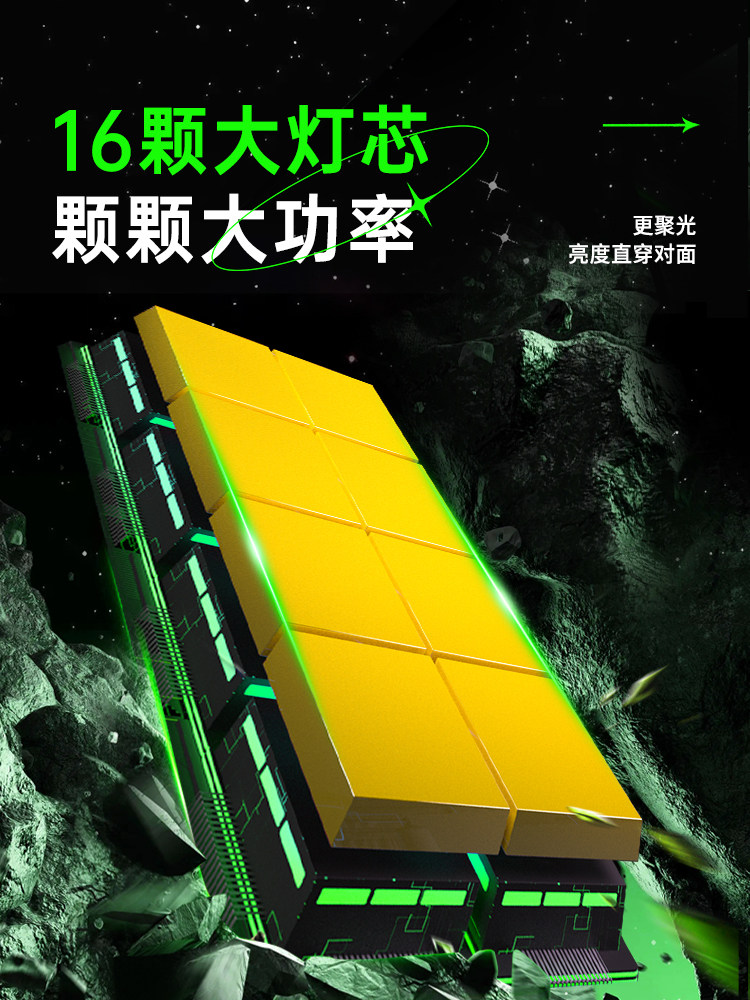 宝骏510LED远近一体大灯超亮