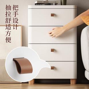 收纳柜厕所侧边收纳架窄缝储物艺 卫生间置物架浴室家用夹缝抽屉式