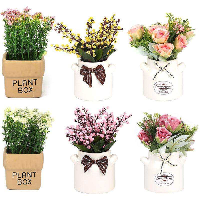 新款仿真植物盆栽小摆件现代简约风绿植假花植物客厅装饰仿真花卉