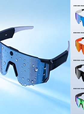AI智能眼镜运动拍摄骑行音乐AI交互可加近视镜片蓝牙wifi传输墨镜