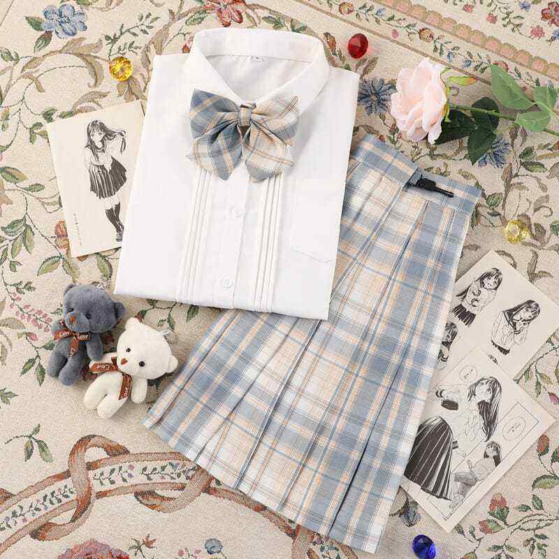 柠檬海盐jk套装全套制服裙正版原