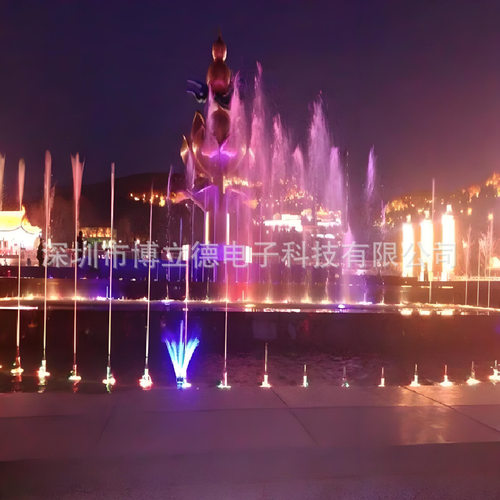 音乐旱地喷泉制作户外广场景观工程大型音乐灯光秀喷泉设备厂家