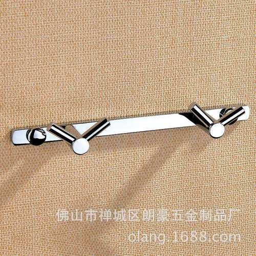 批量销售 五金挂件全铜铬色挂衣钩铬色挂衣钩 排钩