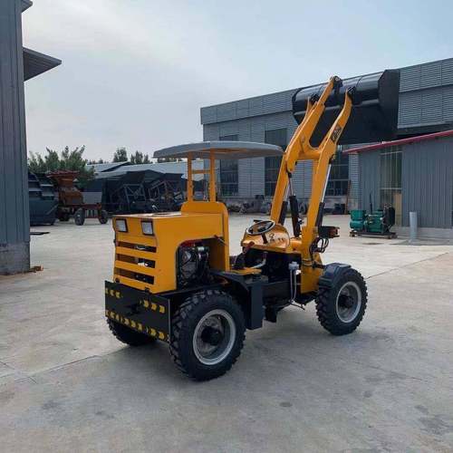 地电油动柴小铲车装载机养殖工推土机液压ZP-01助力转向养殖场铲