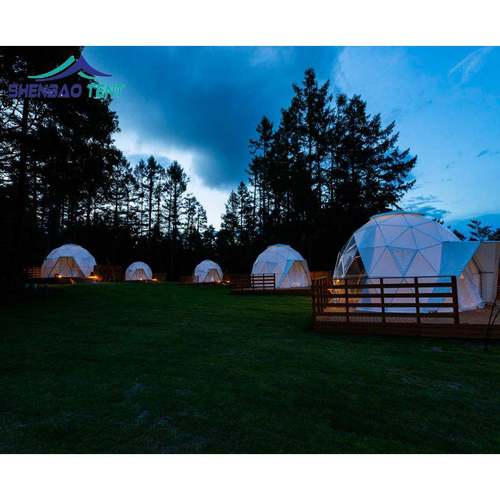 户草地店球形帐篷酒 形透明窗营地度假酒店帐外370篷 dom圆e tent