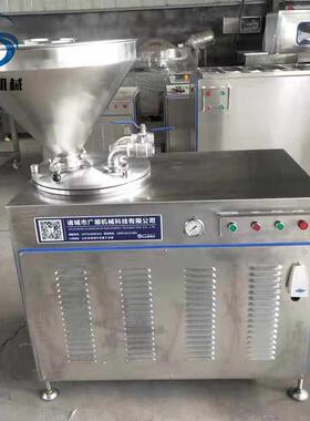 液灌嘴肠机 香肠灌肠HOQ机电动灌 肠机 不锈钢双压自动灌肠机