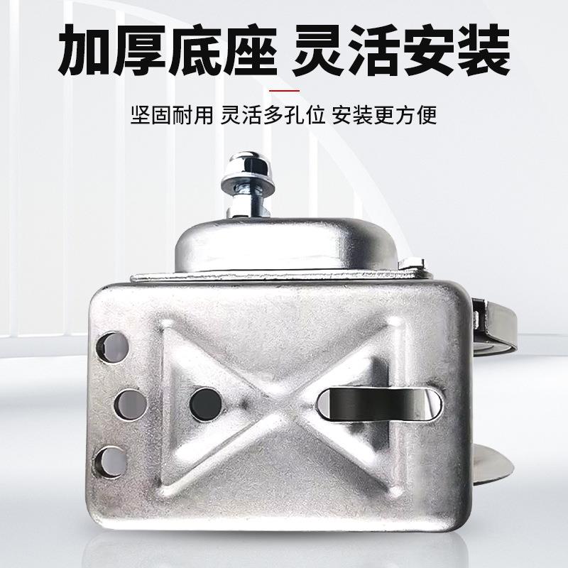 自锁式不锈钢绞盘 3034/1绳钢丝牵引手动绞车 不锈钢手摇6绞盘