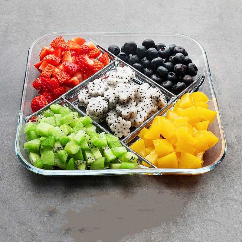 钢红化玻璃分格盘水果沙儿盘拉子家用网分隔配菜盘日式童分餐盘