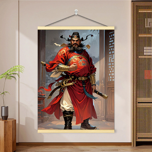 招财镇宅天师钟馗图挂图挂画玄关客厅书房钟馗画像海报墙贴纸壁画