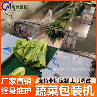 全自动蔬菜包装 机 包装 机玉米青瓜套袋打包机生鲜果蔬娃娃菜枕式