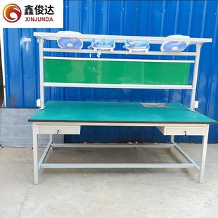厂家供应防静电双面工作台实验室电子操作台电脑手机维修桌可定制