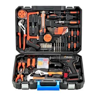 五金电工专用维修多功能工具箱木工 福瑞德日常家用电钻手工具套装