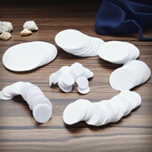 1mm厚黑白1.0 10cm不织布圆片无纺布垫片DIY辅料饰品配件发饰底托