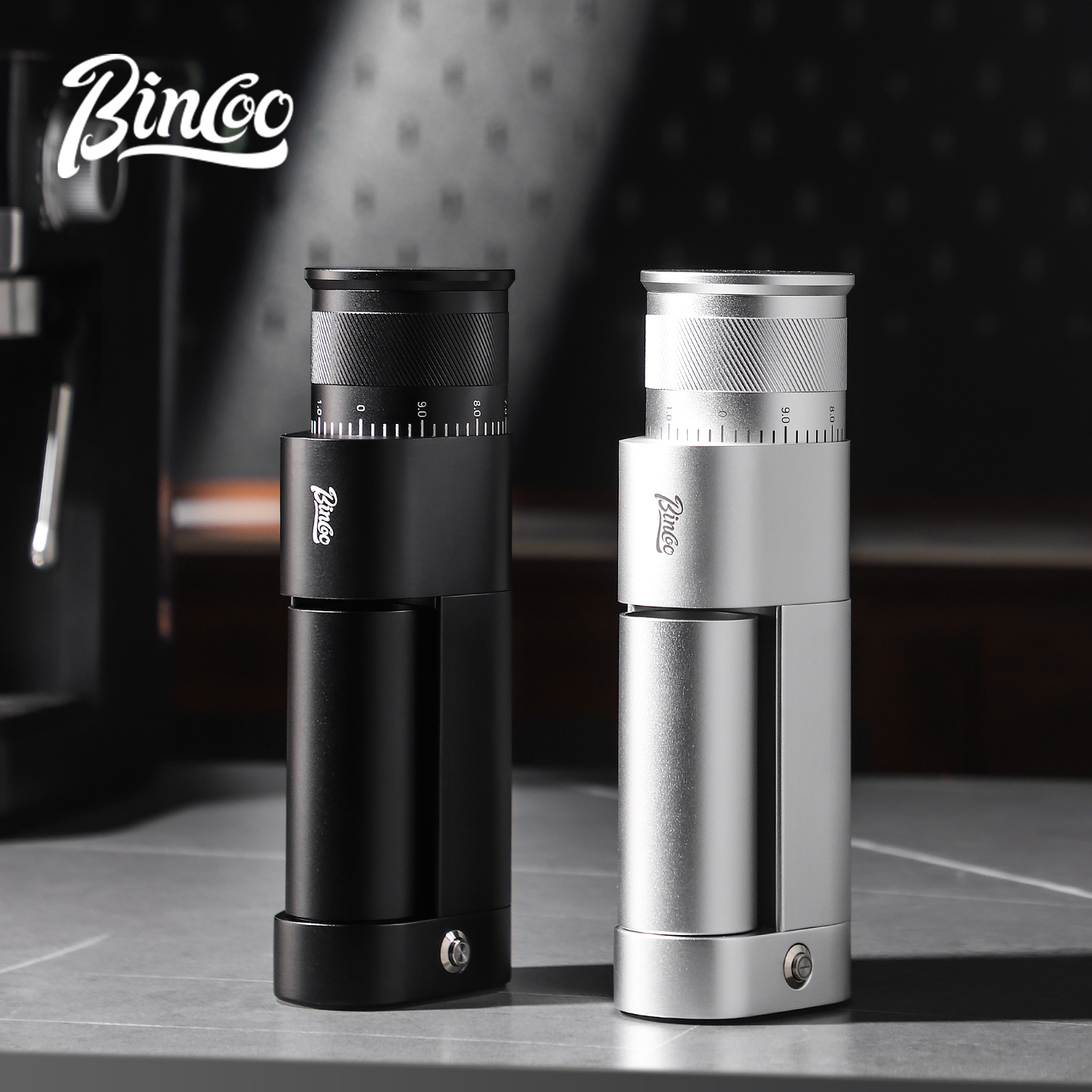 Bincoo电动咖啡磨豆机家用 意式手冲咖啡豆研磨机小型磨粉机商用