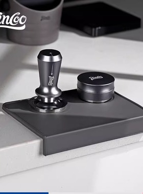 Bincoo咖啡布粉器压粉器套装51/58mm通用意式咖啡机布粉三件套