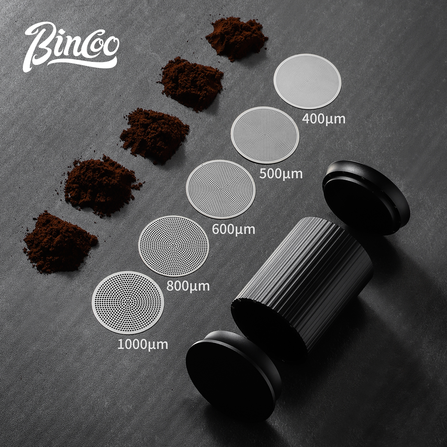 Bincoo皓月筛粉器磨豆机接粉杯细滤网手冲咖啡细粉过滤器闻香杯