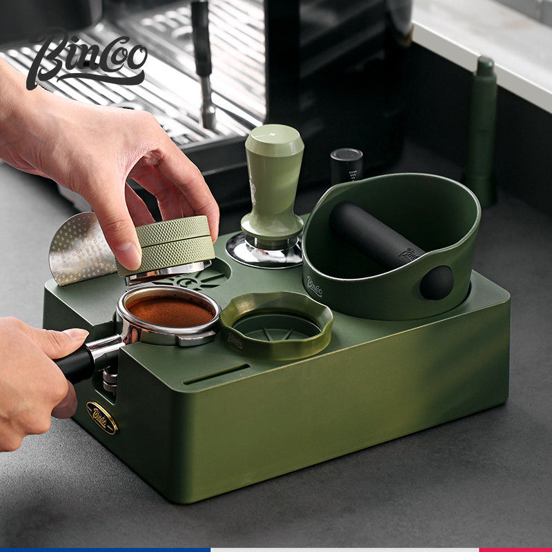 Bincoo多功能咖啡敲渣盒压粉底座布粉器51/58MM手柄支架压粉底座,餐饮具,配套器具,淘宝优惠券,粉丝福利购,淘宝优惠卷