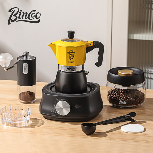 Bincoo双阀摩卡壶套装意式浓缩萃取家用小型咖啡壶咖啡器具咖啡机