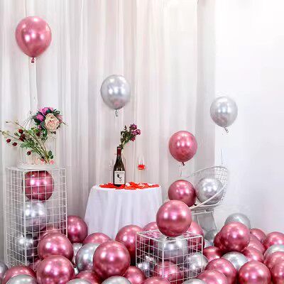 网红加厚气球打气筒求婚结婚婚房装饰生日派对场景布置婚庆用品