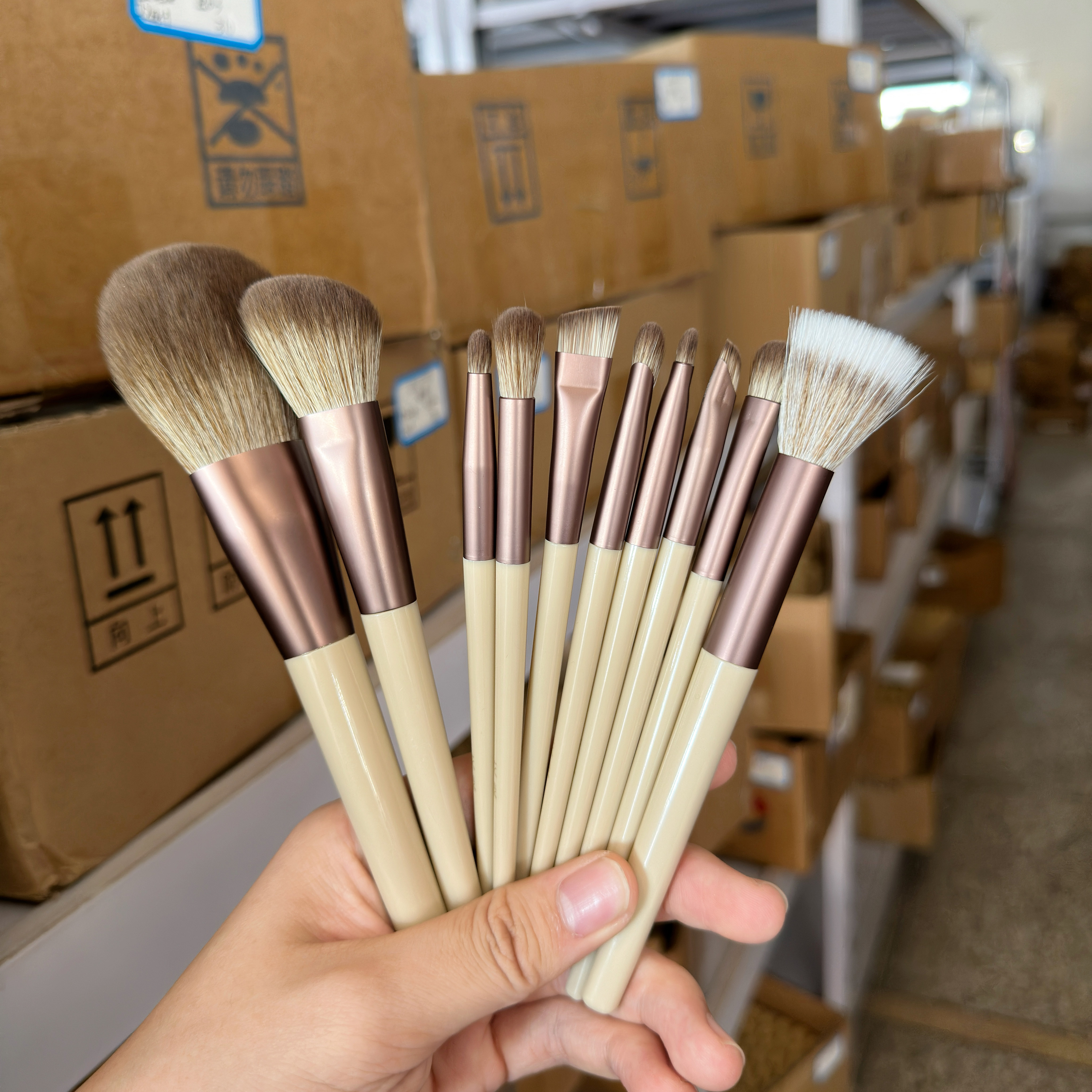 高颜值10支化妆套刷带信封包全套散粉修容腮红眼影刷沧州化妆刷