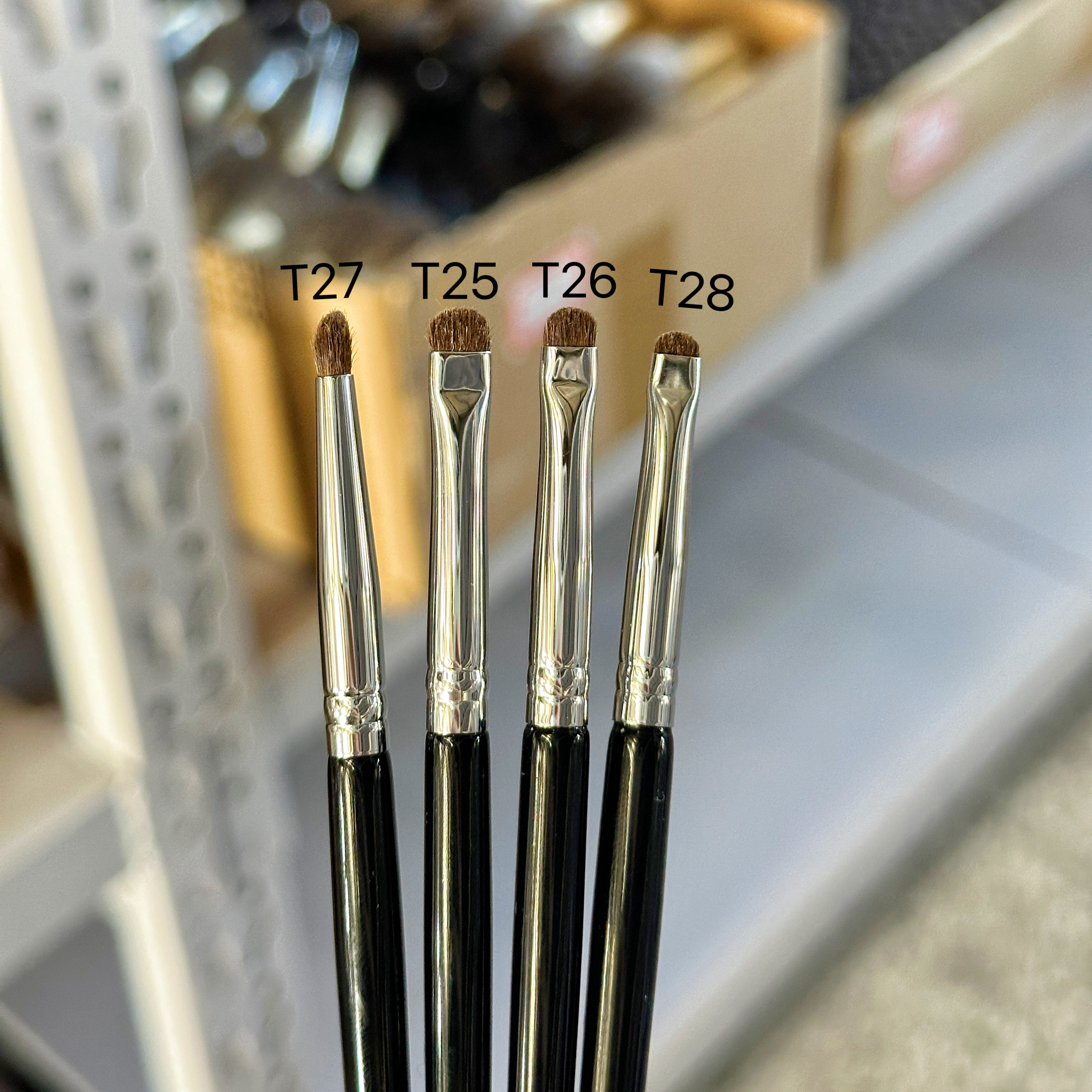 动物毛小号精细眼影刷眼妆细节刷眼头锥形提亮刷卧蚕眼线下至眼尾