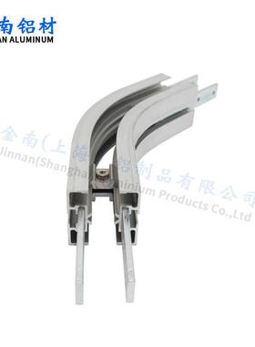 柔性链主梁型材65水平弯头水 流DFA线输送备4设5R250-R600铝合度