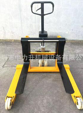 手液压高升托盘搬动运车小型ZJI装卸叉车 拖车升高车起地牛