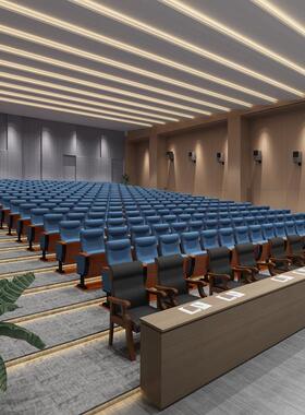报告厅礼椅音堂乐厅会室阶定80442梯教室联连议排椅剧场电影院座