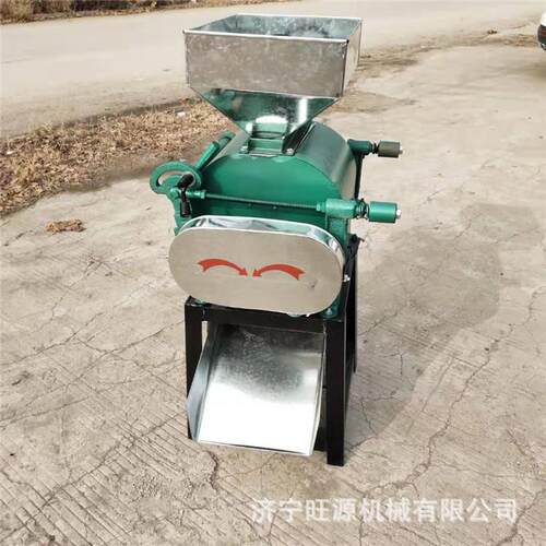 商用粮豆油豆压扁SEO机 机农作物粮食破碎挤扁 小型全自动类扁机