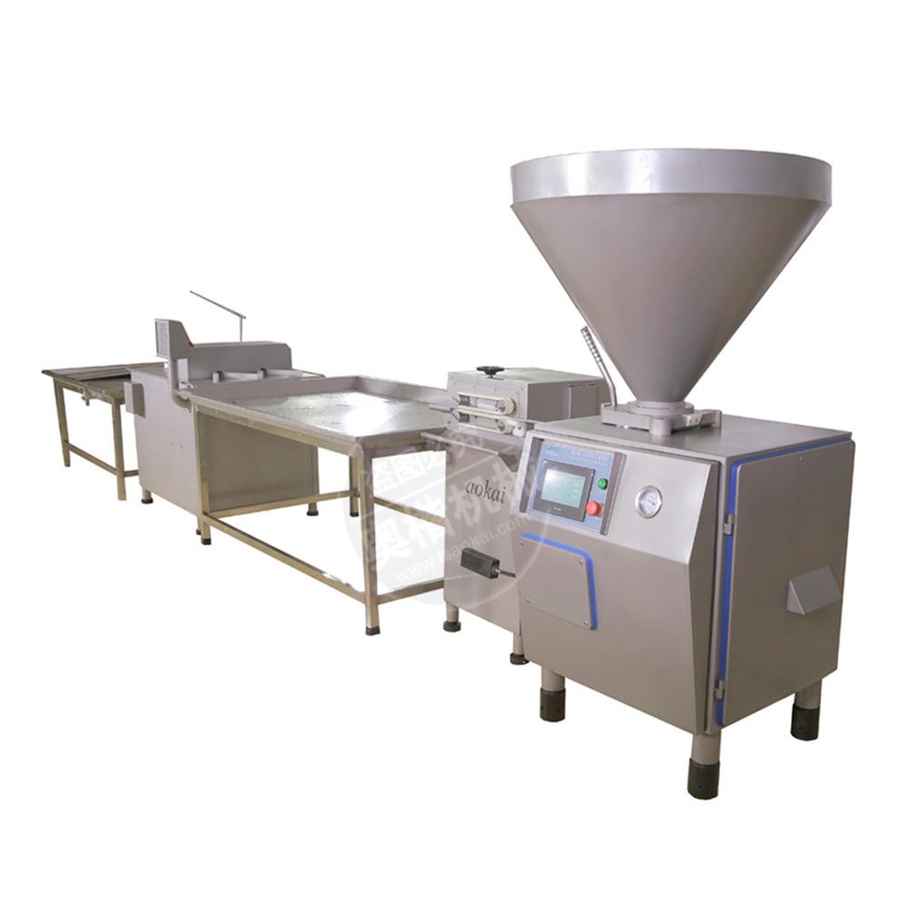 香肠扎线机 烤生产加肠工机 械设IKM备亲亲肠腊肠全 自动生产线厂