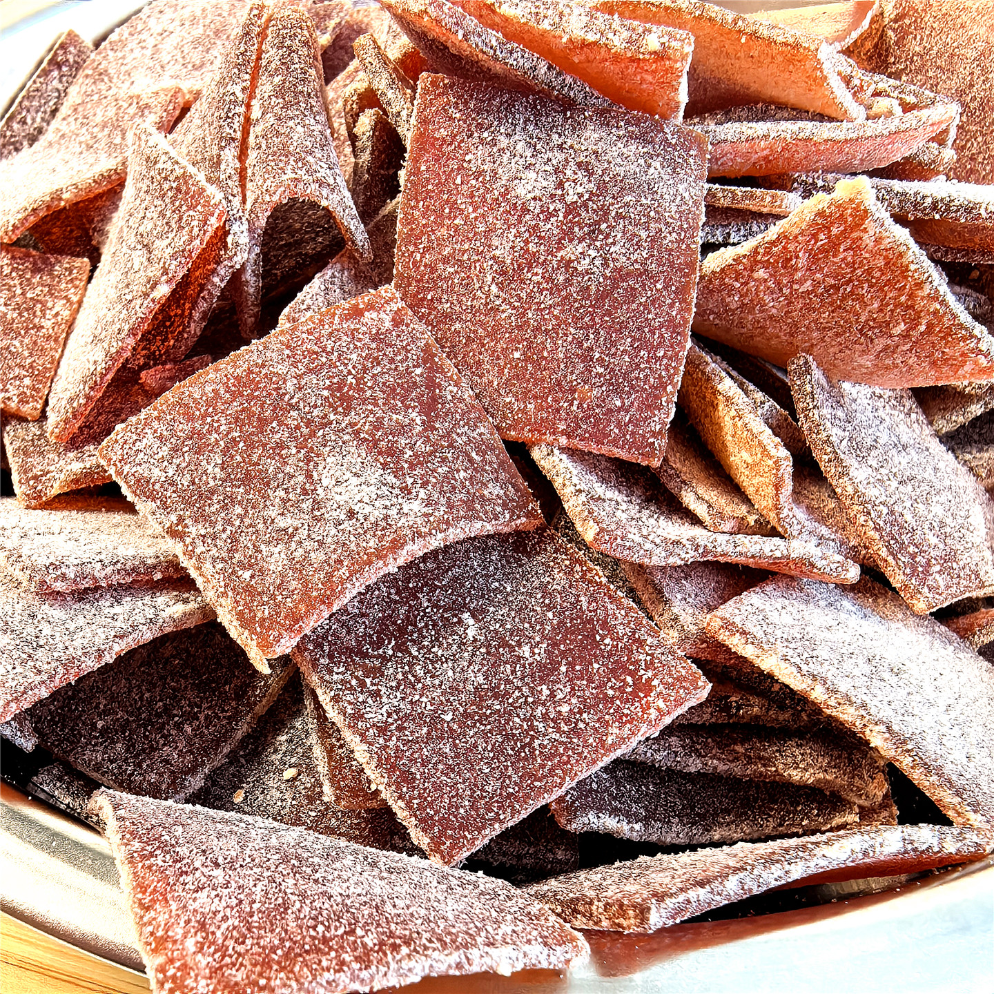 巨源六物山楂片散装半斤小干山楂片嚼劲甜劲道干果丹皮红果鸡内金