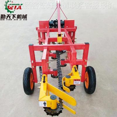 拖拉机链夹式花获生收机 起垄种植起生带机器UYH花 抖土干净成排