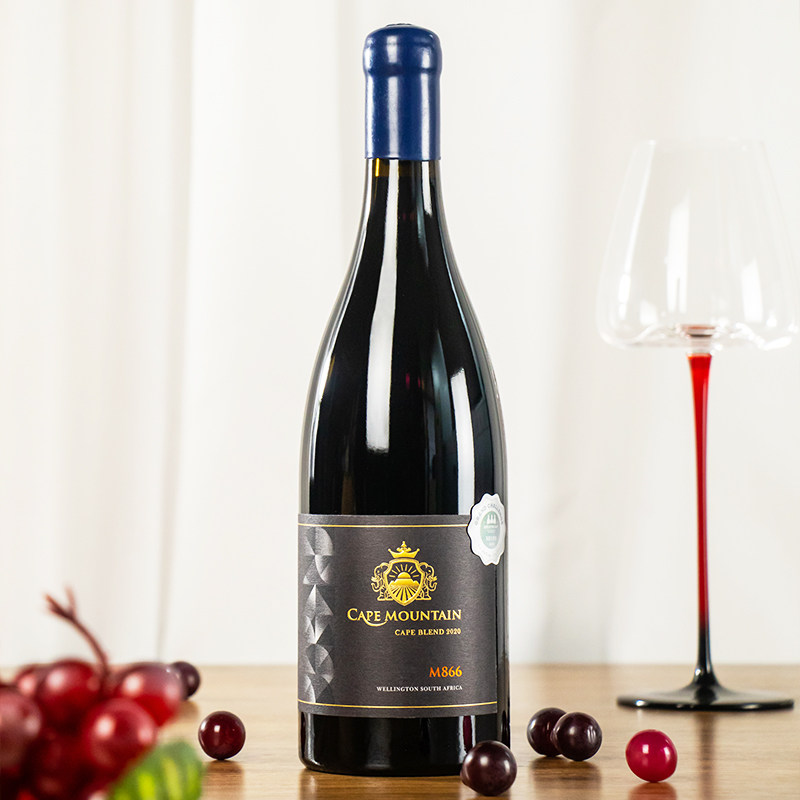 开普山M866原瓶进口高端红酒混酿干红葡萄酒珍藏限量750ml礼盒装