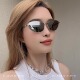 0357金属珐琅罗云熙墨镜2025新款 未来感太阳镜BB家老钱风明星同款