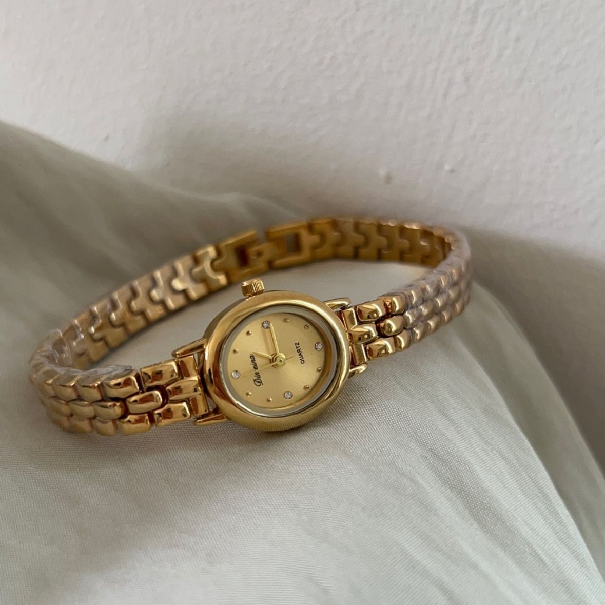 PEIYING《迷你》中古风轻奢小众高级感气质小表盘石英女士女表