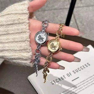 时空回廊25年开春新款 复古气质小金表高级轻奢女士手表马上有钱