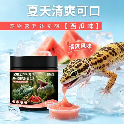 挑食守宫爱吃爬宠营养增肥果泥