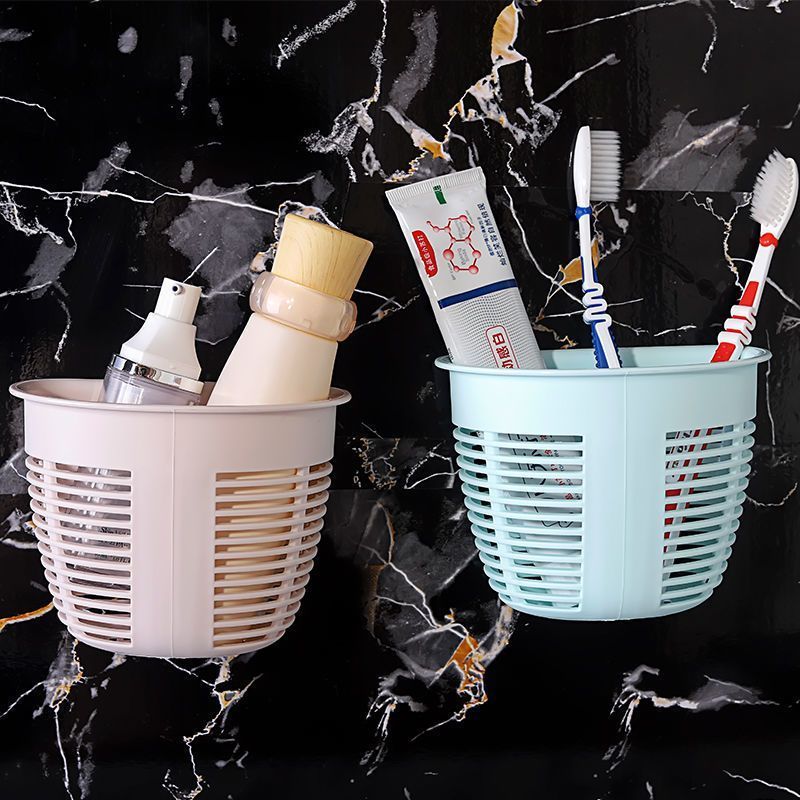 免打孔收纳篮化妆品卫生间厨房置