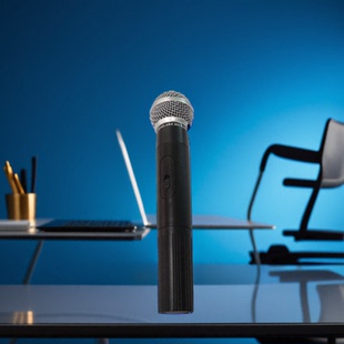 万能无线话筒模型道具口才无线麦克风外壳拍戏小记者采访话筒道具