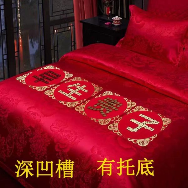 模具子早贵方压床娃娃布置干果盘生装饰结婚用品大全组合摆件摆男