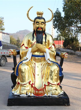 厂家直销树脂佛像1米6v高牛王神像供奉寺庙牛魔王牛王佛像