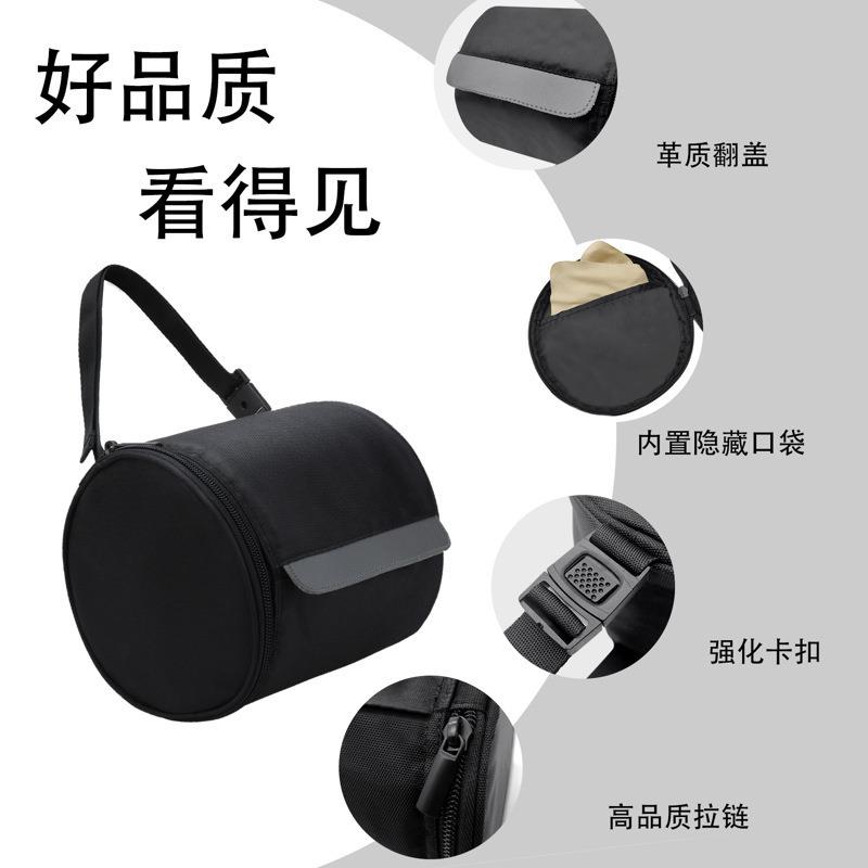 纸巾袋纸巾套便携式卷纸袋防水车载卷纸挂袋旅游露营卷纸筒纯黑灰