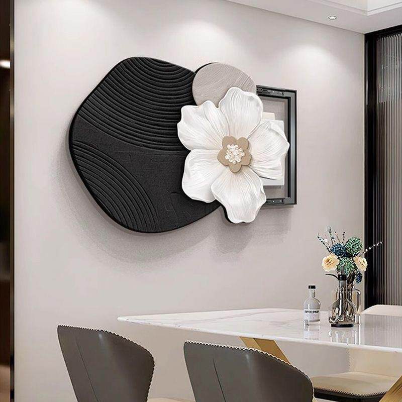 奶油风电表箱装饰画2025新款轻奢高级感遮挡挂画创意配弱电表箱盒