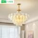 大观园客厅吊灯法式 轻奢水晶灯具现代简约大气创意餐厅卧室灯413