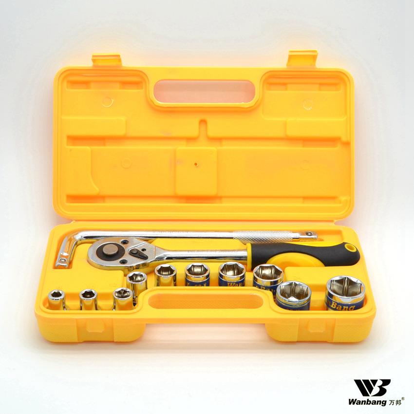 家用 车用 组合 13件 套筒 套头 扳手 组合工具