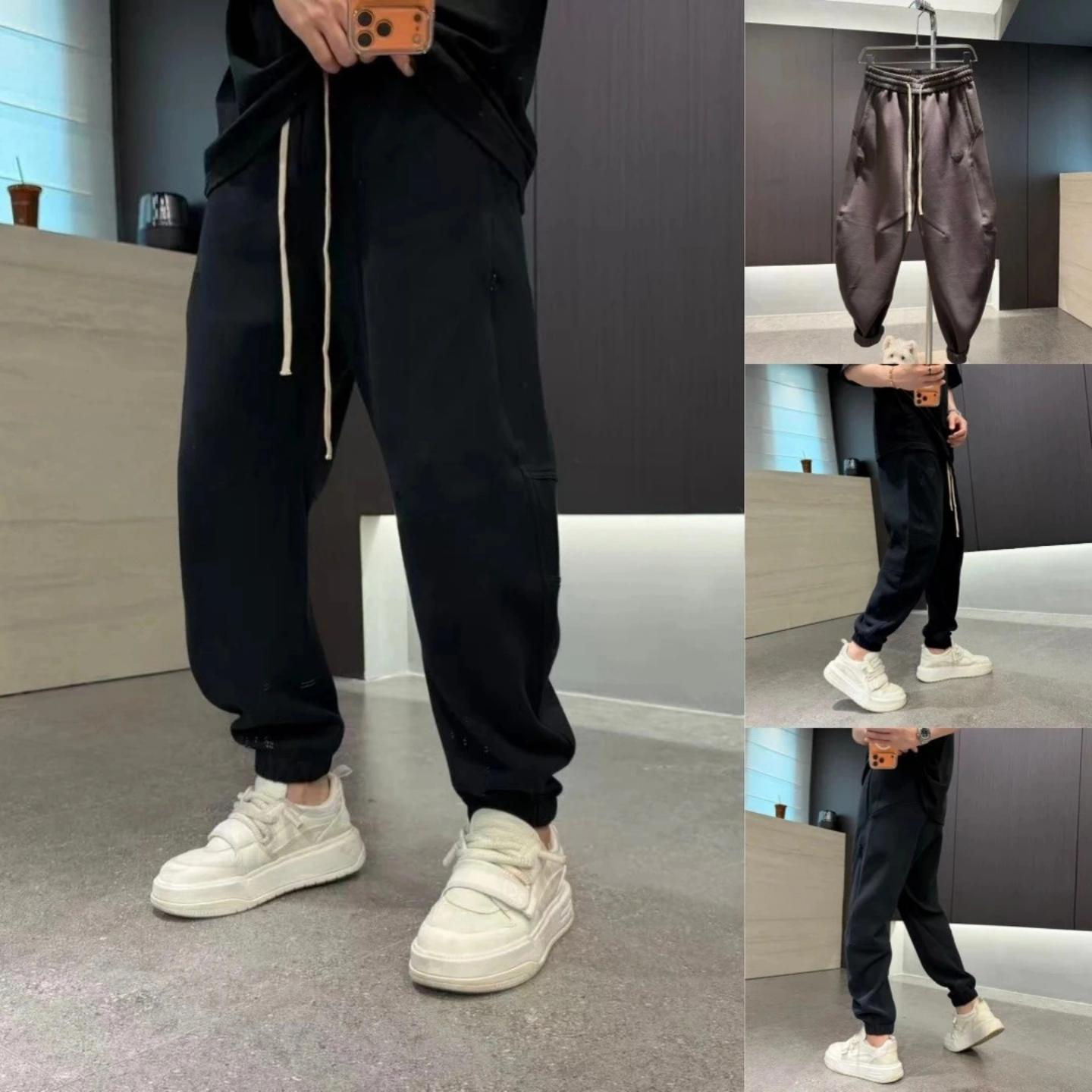 时尚简约舒适休闲裤男款潮流宽松