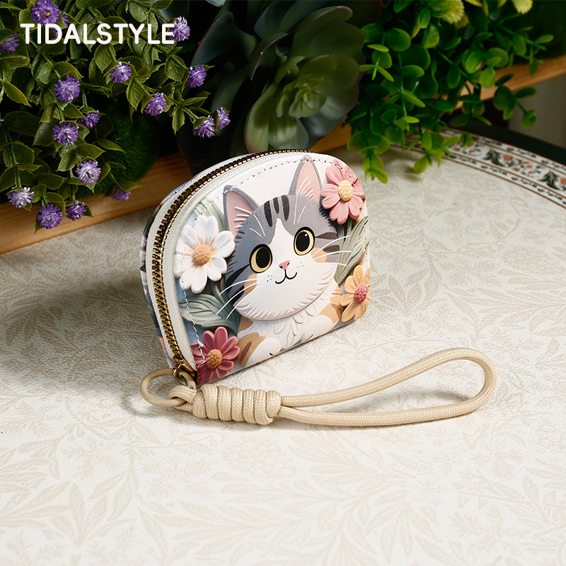 TIDALSTYLE新款时尚可爱猫咪卡包